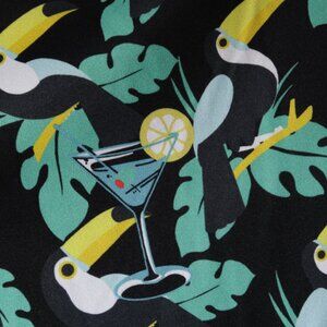 Ironwood Black Toucan Martini Polo (M) NEW!! ⛳️